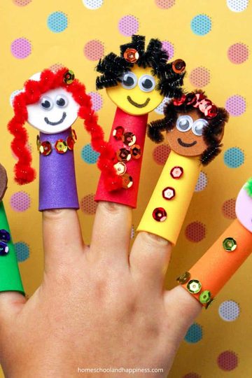 Superhero Finger Puppets