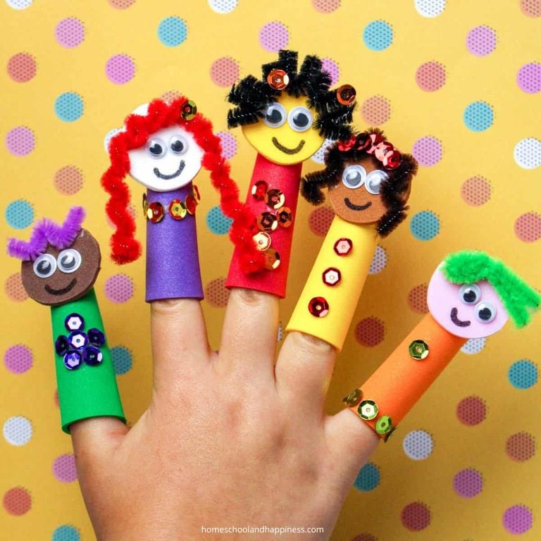 Superhero Finger Puppets