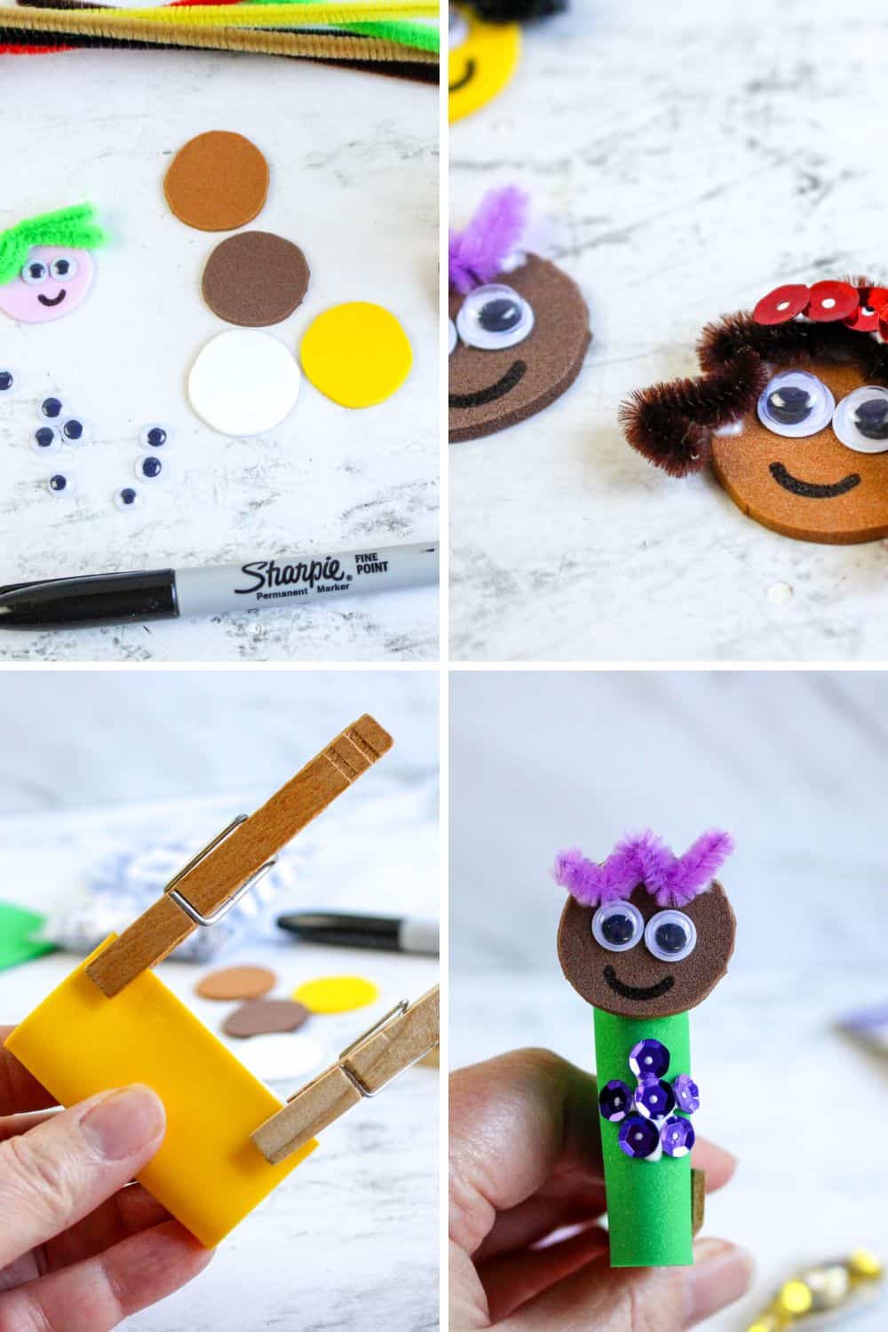 how to make finger puppets