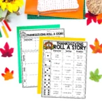 Thanksgiving Roll A Story worksheets