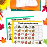 Thanksgiving Patterns Worksheets